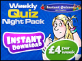 Pub quiz weekly quiz pack